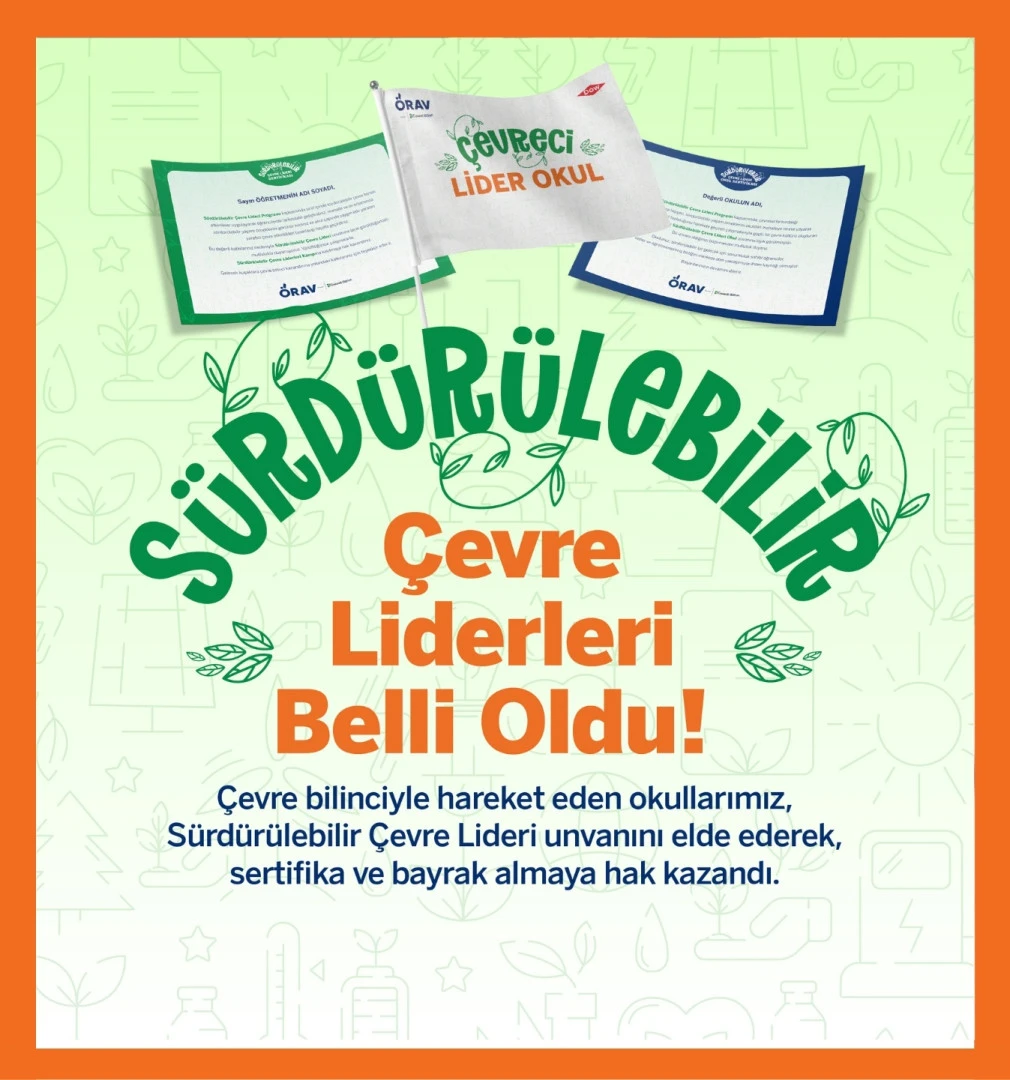 Sürdürülebilir Çevre Liderlerini Tebrik Ediyoruz!